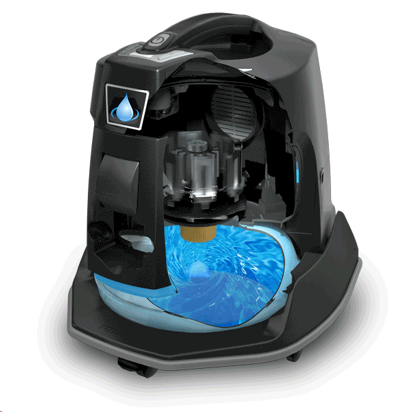 the air cleaner cutaway